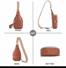 Load image into Gallery viewer, White Telena Small Sling Bag