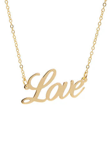 Gold Love Necklace