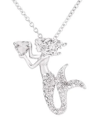 Silver Mermaid Necklace