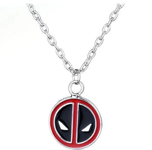 Deadpool Silver Mask Necklace
