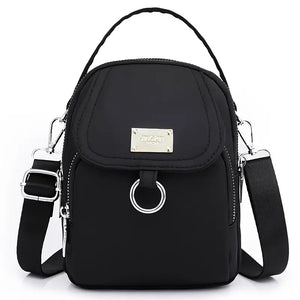 Black Nylon Crossbody Bag