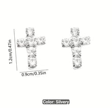 Load image into Gallery viewer, Cross Stud Earrings
