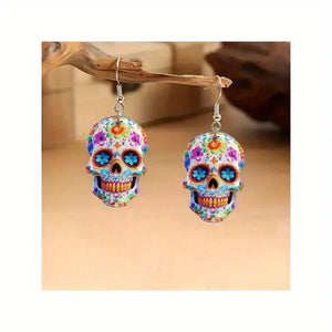 Candy Skull Earrings