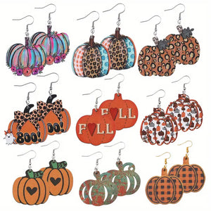 Fall Pumpkin Eearrings