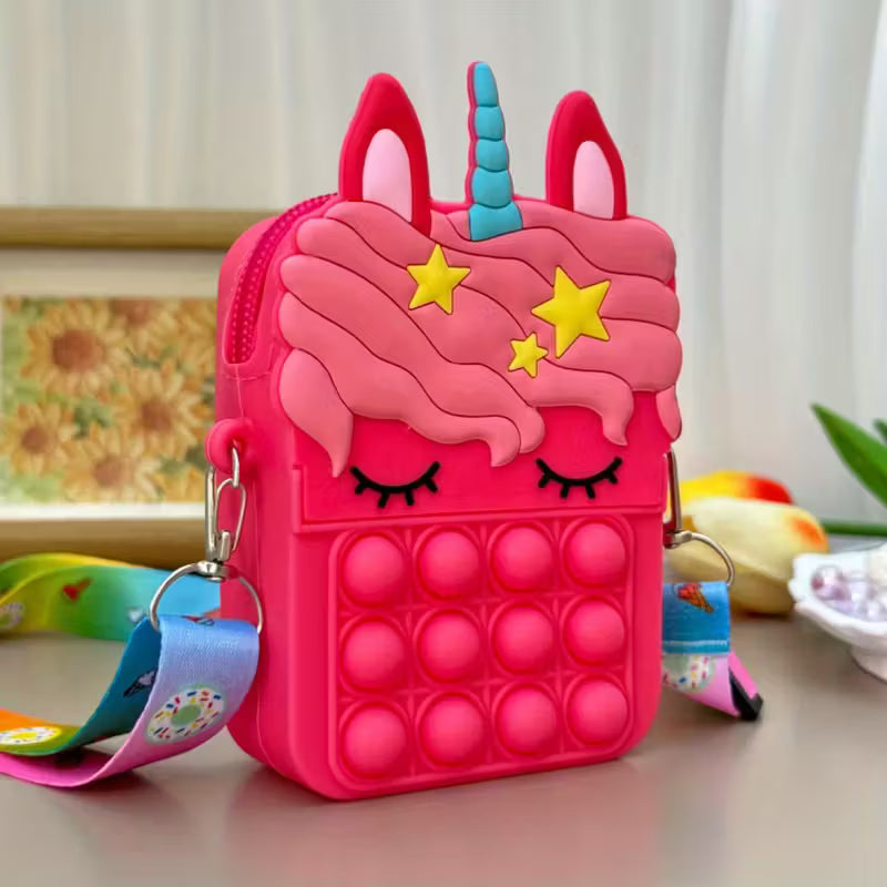 Hot Pink Pop-it Purse