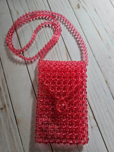 Load image into Gallery viewer, Pink Colorful Beaded Crossbody Cross Body Bag
