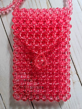 Load image into Gallery viewer, Pink Colorful Beaded Crossbody Cross Body Bag

