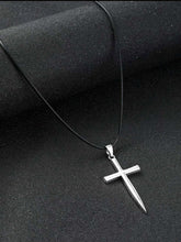 Load image into Gallery viewer, Cross Charm Necklace Alloy
