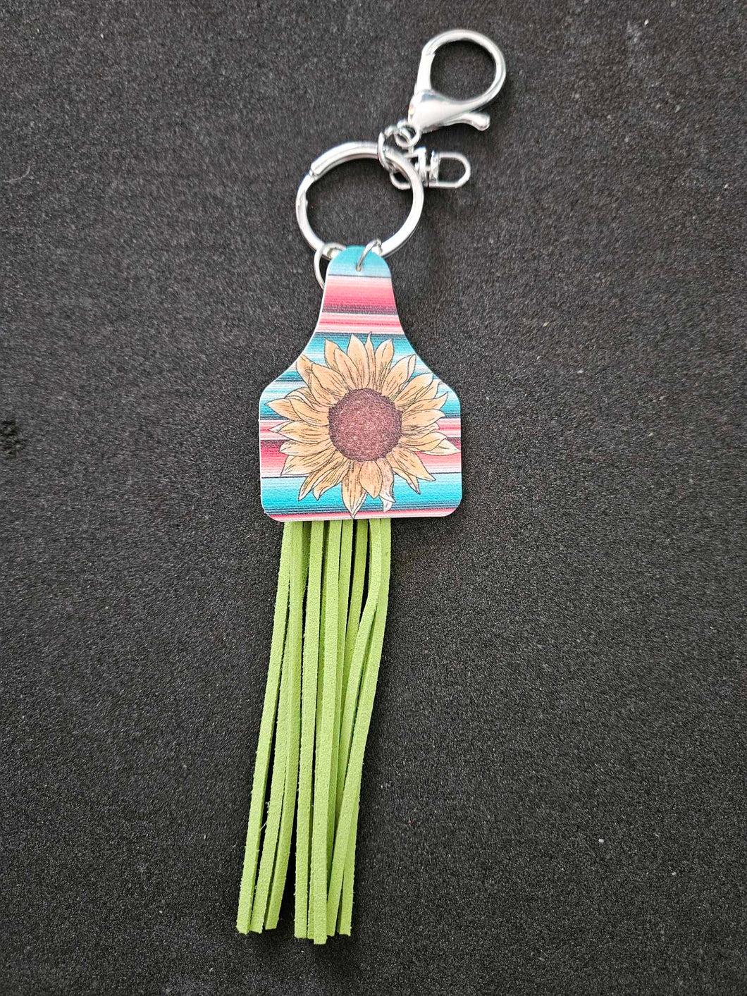 Cute Southwest Sunflower Keychain