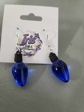 Load image into Gallery viewer, Christmas Light Bulb Earrings
