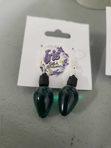 Christmas Light Bulb Earrings