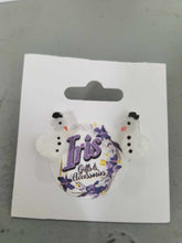 Load image into Gallery viewer, Little Girl Christmas Post Earring
