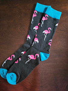 Flamingo Print Socks