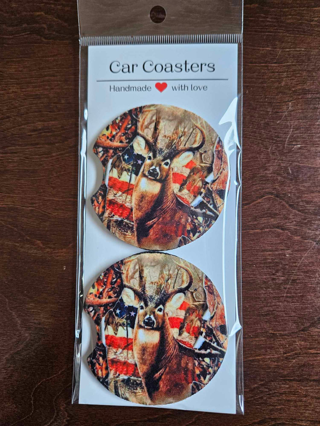 I Pledge Deer Car Coasters