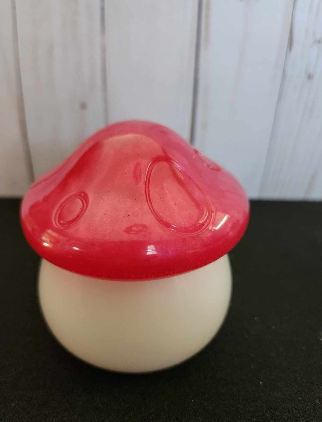 Pearl Red Handmade Mushroom Box