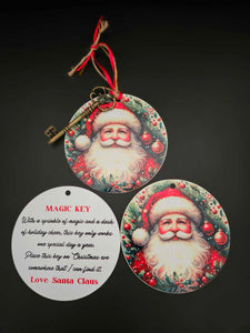 Santa Magic Key Ornament