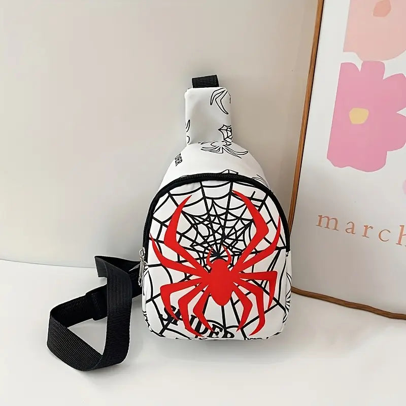 Spiderman Black Print Backpack
