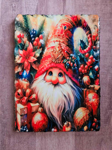 Gnome Christmas Slate