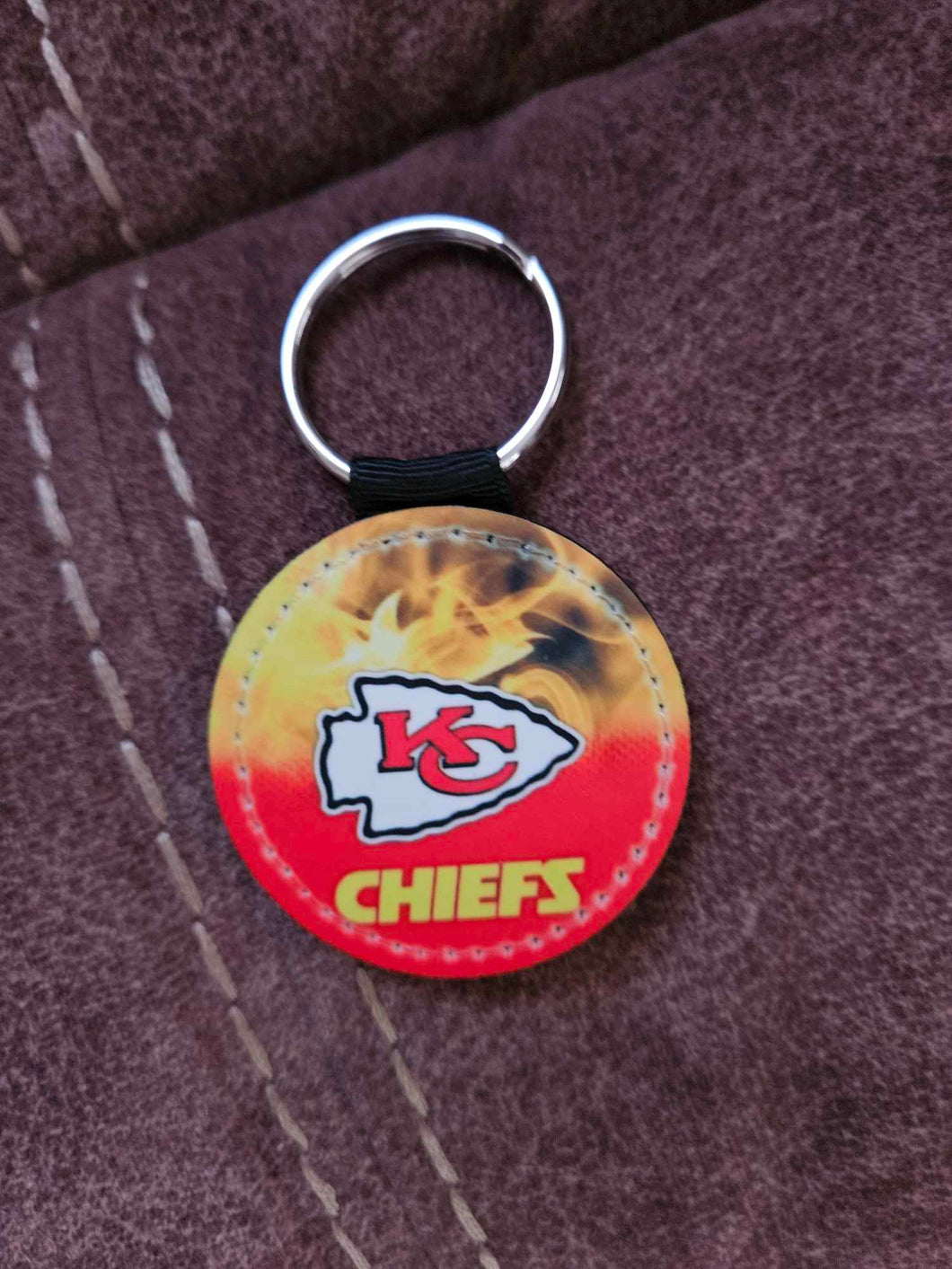 Chiefs Fire Keychain