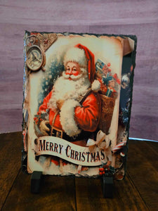 Vintage Santa Slate