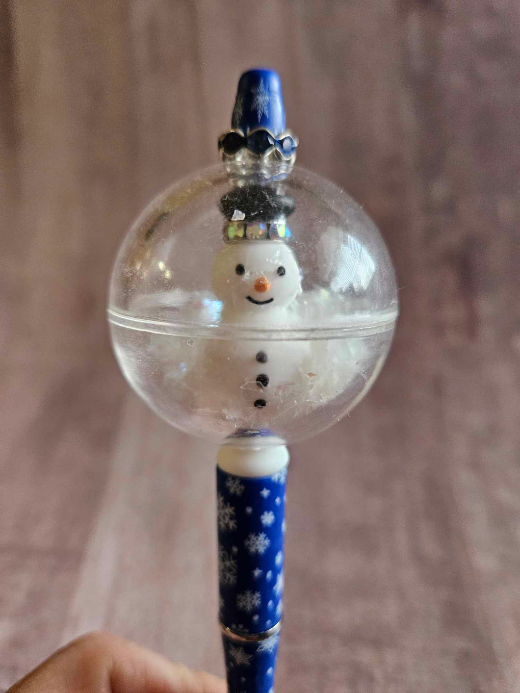 Snowman Globe Pen