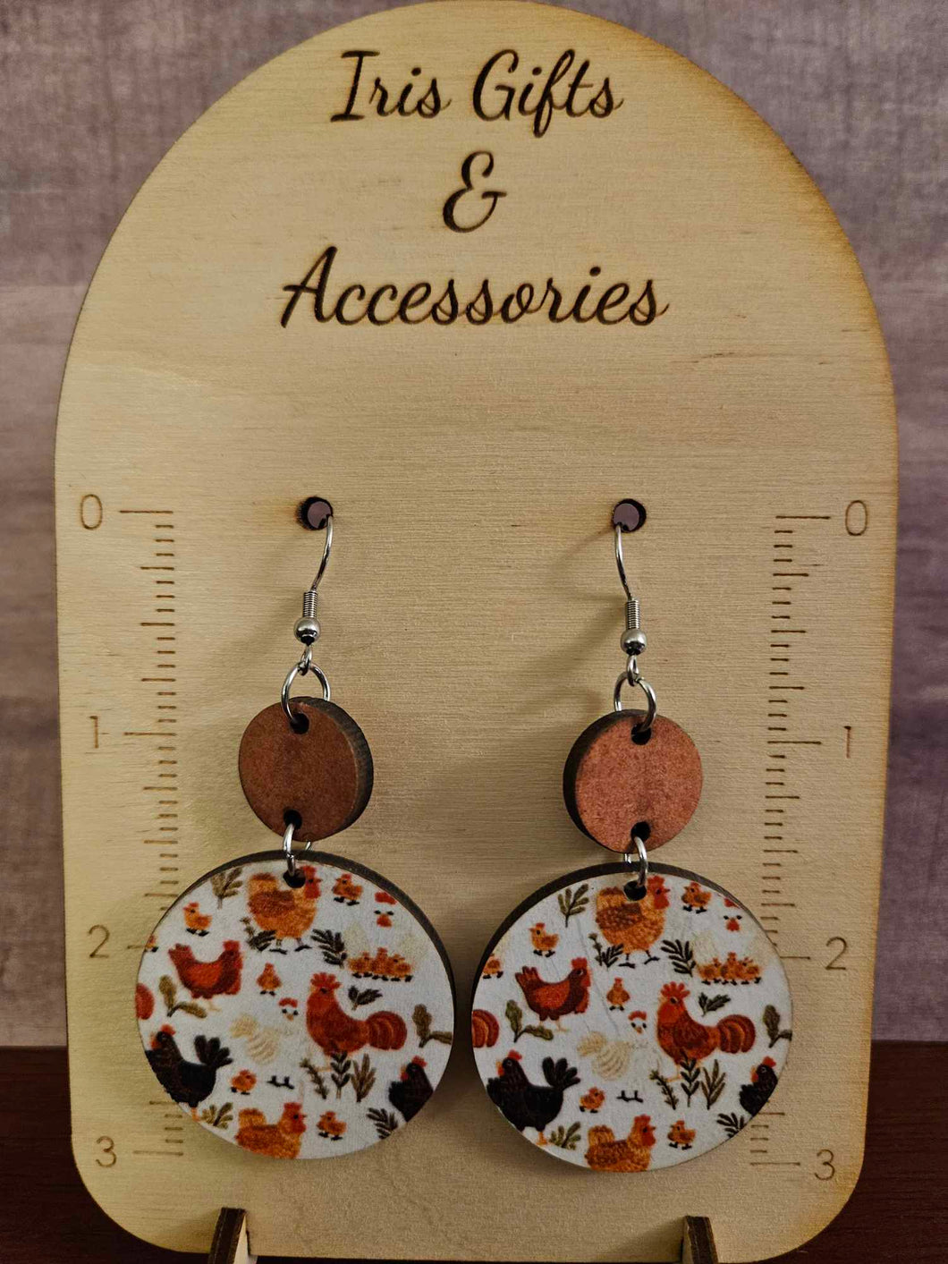 Rooster Earrings