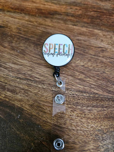 Speech Badge Reel