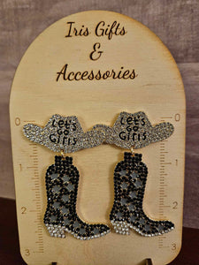 Let's Go Girls Cowgirl Post Earrings