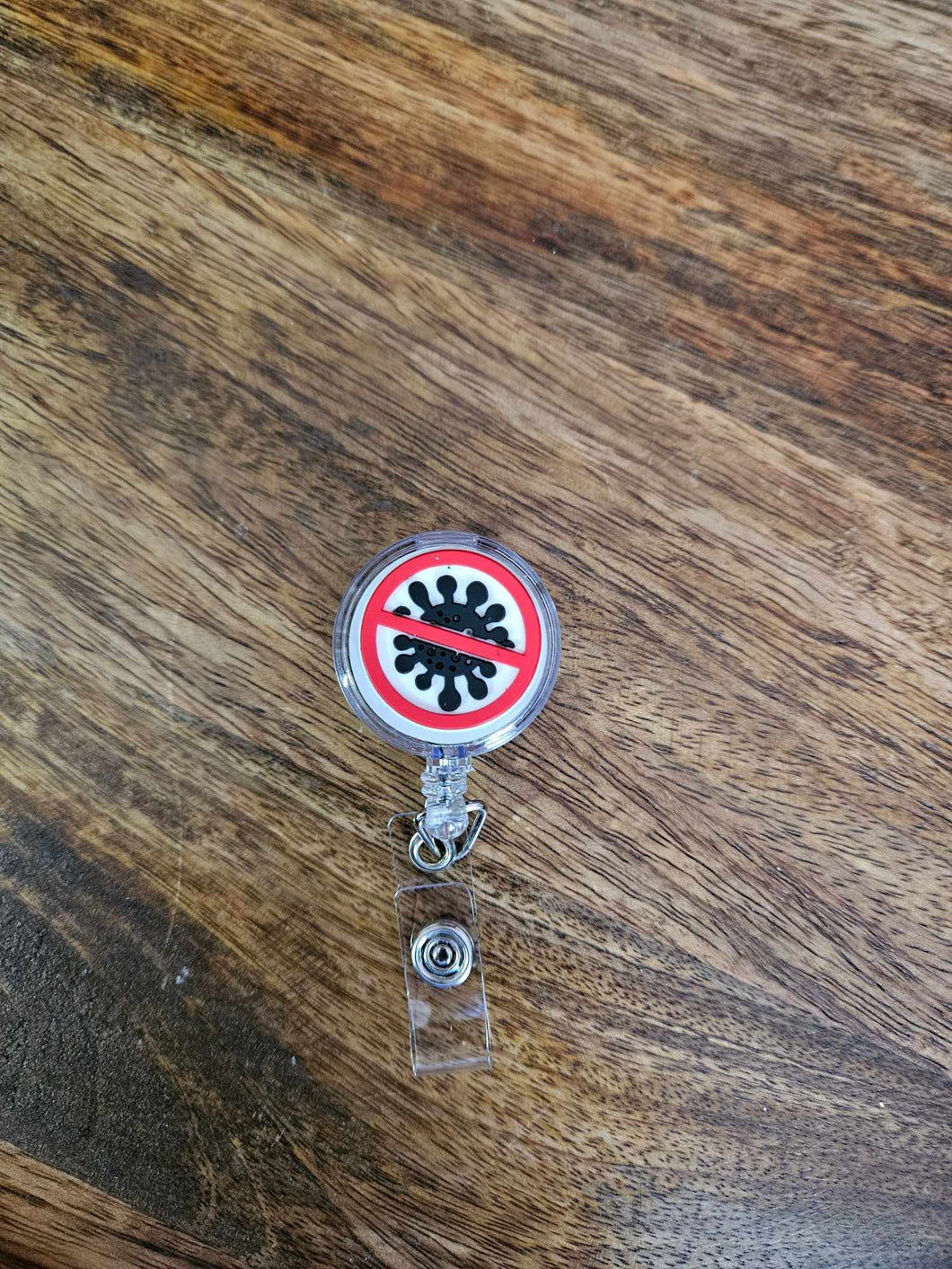 No Germs Badge Reel