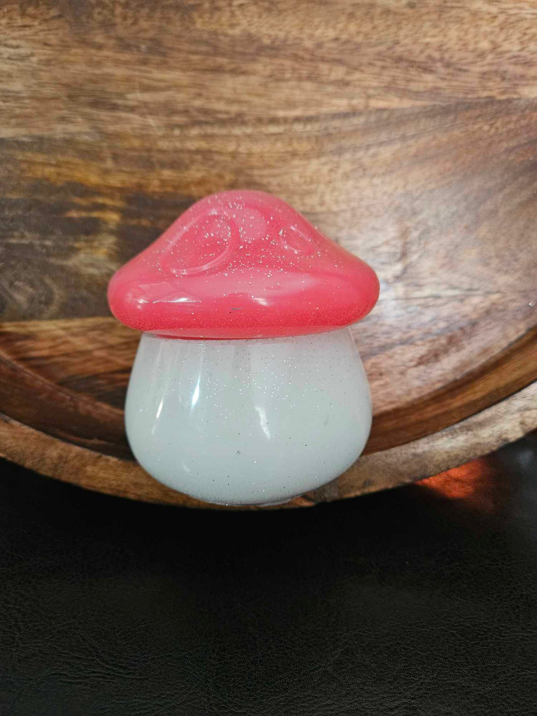 Pink Handmade Mushroom Box