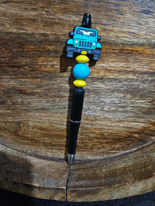 Turquoise Jeep Pen