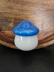 Blue Handmade Mushroom Box