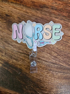 Love Nurse Life Badge Reel