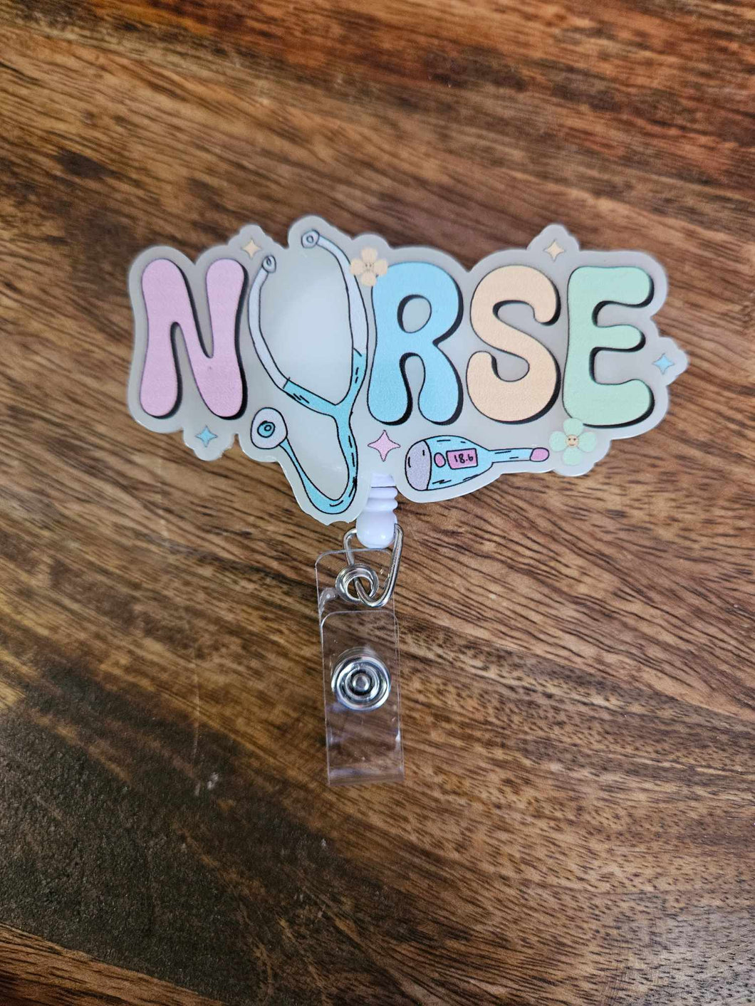 Love Nurse Life Badge Reel