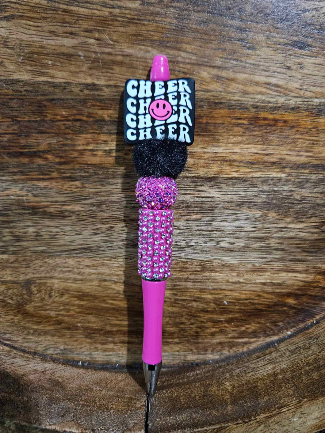 Cheer Pink Bling Pen