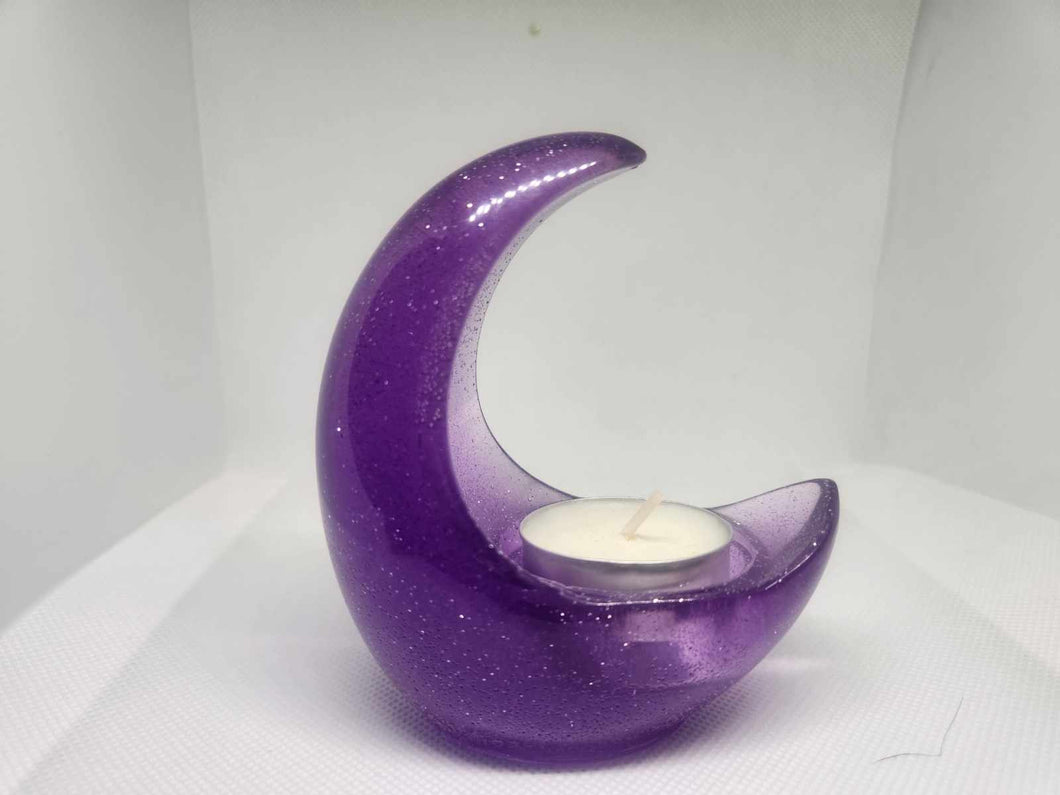 Purple Moone Candle Holder