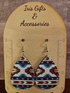 Aztec Western Earrings