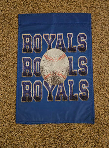 Royals Baseball Blue Flag