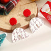 Half Circle HO HO Earrings