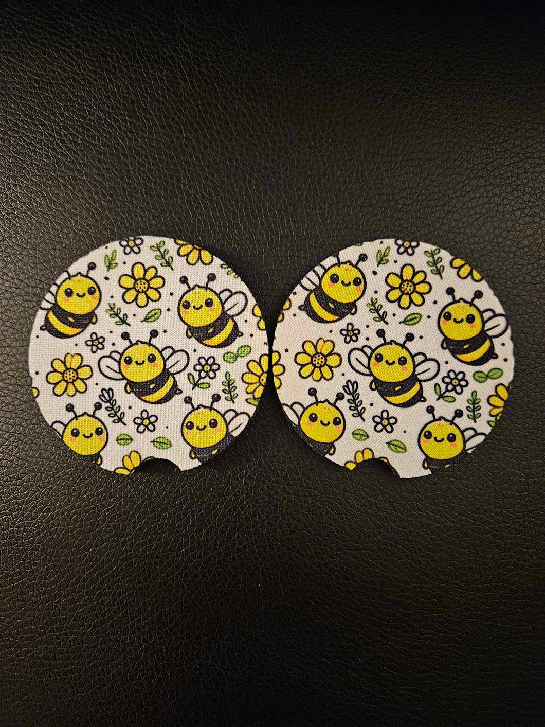 Bumble Bee Car Coaster Set