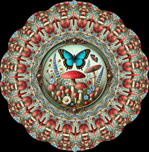 Mushroom Wind Spinner
