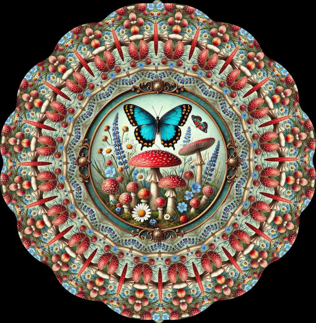 Mushroom Wind Spinner