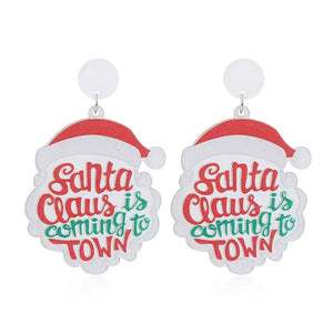 Santa Claus Is Coming Post Earrings