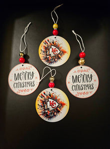 Chiefs Arrow Christmas Ornament