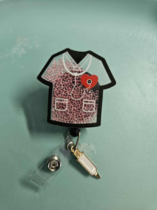 Nurse Smock Badge Reel