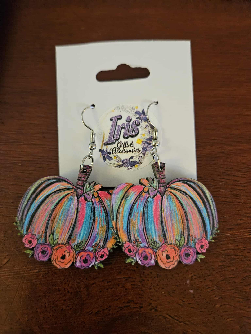 Colorful Pumpkin Earrings