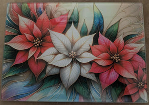 Poinsettia Cutting Board