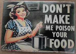 Don't Poison My Food Cutting Board