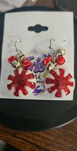Peppermint Candy Dangle Earrings