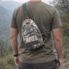 Gray Tactical Crossbody Bag